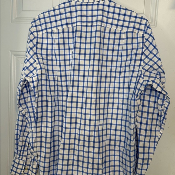 J. Crew Blue and White Casual Button Down Shirt - Picture 3 of 3